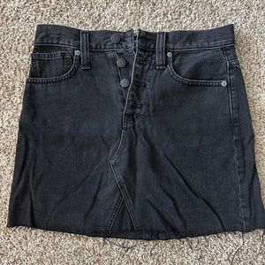 Madewell A line Denim Skirt - size 25